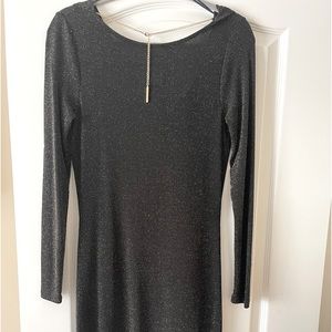 Michael Kors, black and gold metallic